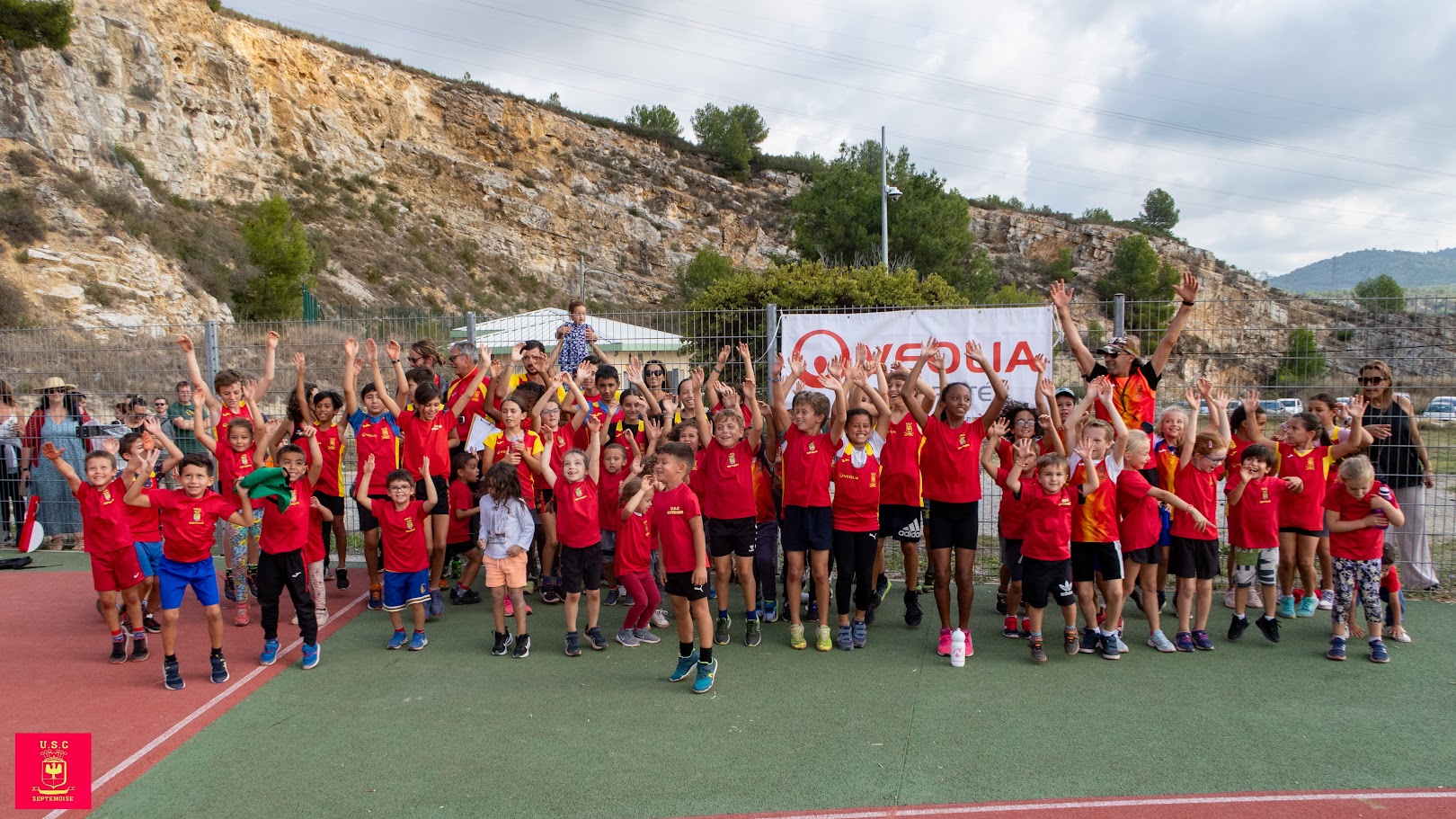 Olympiades École d'Athlétisme USC Septèmes au Stade Henri Fasano
